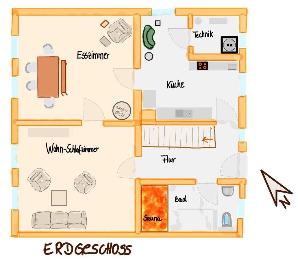 Forsthaus Zartwitzer Huette Apartment Rechlin Bagian luar foto